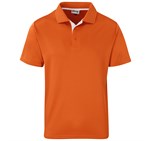 Kids Tournament Golf Shirt Orange