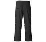 Mens Cargo Zip Off Pants Black