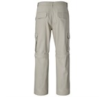 Mens Cargo Zip Off Pants Stone