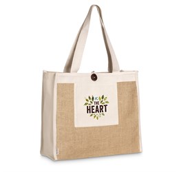 Okiyo Hikari Jute & Cotton Tote