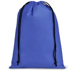 Quando Non-Woven Drawstring Pouch Blue