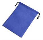 Quando Non-Woven Drawstring Pouch Blue