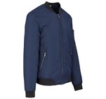 Mens Crusader Bomber Jacket - Navy BAS-10200-N-GHSI-1