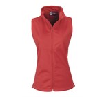 Ladies Cromwell Softshell Bodywarmer - Red