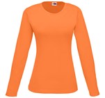 Ladies Long Sleeve Portland T-Shirt Orange