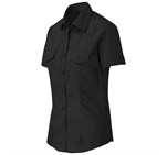 Ladies Short Sleeve Kensington Shirt Black