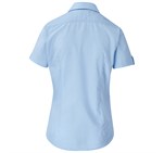 Ladies Short Sleeve Kensington Shirt Light Blue