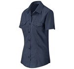 Ladies Short Sleeve Kensington Shirt Navy