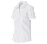 Ladies Short Sleeve Kensington Shirt White