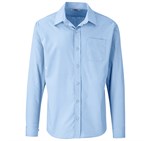 Mens Long Sleeve Kensington Shirt Light Blue