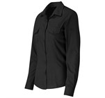 Ladies Long Sleeve Kensington Shirt Black