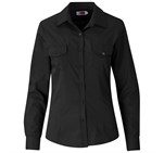 Ladies Long Sleeve Kensington Shirt Black