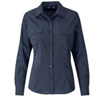 Ladies Long Sleeve Kensington Shirt Navy