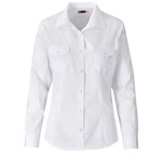 Ladies Long Sleeve Kensington Shirt White