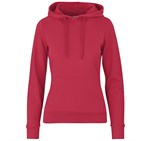 Ladies Omega Hooded Sweater Red