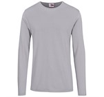 Mens Long Sleeve Portland T-Shirt Grey