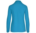 Ladies Long Sleeve Elemental Golf Shirt Aqua