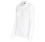 Ladies Long Sleeve Elemental Golf Shirt White