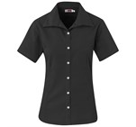 Ladies Short Sleeve Aspen Shirt Black