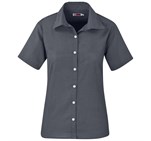 Ladies Short Sleeve Aspen Shirt Grey