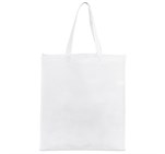 Wellington Non-Woven Shopper Solid White