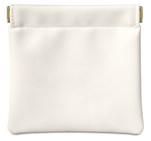 Eva & Elm Plush PU Tech & Accessory Pouch Cream