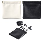 Eva & Elm Plush PU Tech & Accessory Pouch BG-EE-491-B-NO-LOGO