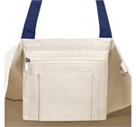 Kooshty Barbados Large Cotton Beach Bag Navy