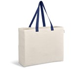 Kooshty Barbados Large Cotton Beach Bag Navy