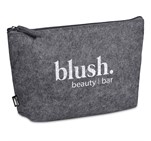 Okiyo Kesho Recycled PET Felt Mini Cosmetic Bag BG-OK-426-B-GY-01