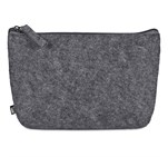 Okiyo Kesho Recycled PET Felt Mini Cosmetic Bag BG-OK-426-B-GY-02-NO-LOGO