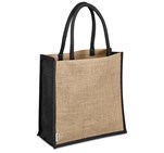 Okiyo Okinawa Jute Tote Black