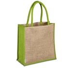 Okiyo Okinawa Jute Tote Lime