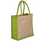 Okiyo Okinawa Jute Tote Lime