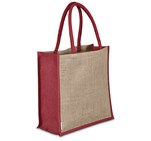 Okiyo Okinawa Jute Tote Red