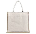 Okiyo Chinsai Maxi Jute & Cotton Tote BG-OK-483-B-01-NO-LOGO