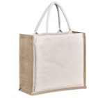 Okiyo Chinsai Maxi Jute & Cotton Tote BG-OK-483-B-02-NO-LOGO