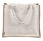 Okiyo Chinsai Midi Jute & Cotton Tote BG-OK-484-B-03-NO-LOGO