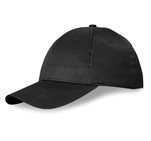 Detroit Cap - 6 Panel Black