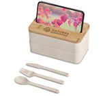 Okiyo Dura Wheat Straw & Bamboo Lunch Box Set CL-OK-109-B-07