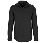 Mens Long Sleeve Alex Varga Opus Stretch Shirt Black