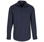 Mens Long Sleeve Alex Varga Opus Stretch Shirt Navy