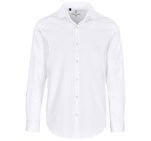 Mens Long Sleeve Alex Varga Opus Stretch Shirt White