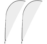 Legend 3m Sharkfin Flying Banner (Set of 2) DISPLAY-7003-NO-LOGO