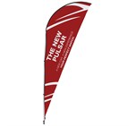 Legend 2M Sublimated Sharkfin Double-Sided Flying Banner - 1 complete unit DISPLAY-7012-01