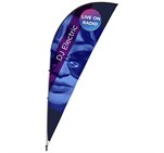 Legend 3M Sublimated Sharkfin Double-Sided Flying Banner - 1 complete unit DISPLAY-7013-01