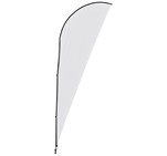 Legend 4M Sublimated Sharkfin Double-Sided Flying Banner - 1 complete unit DISPLAY-7014-01-NO-LOGO