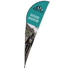 Legend 4M Sublimated Sharkfin Double-Sided Flying Banner - 1 complete unit DISPLAY-7014-01