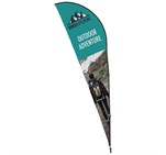 Legend 4M Sublimated Sharkfin Double-Sided Flying Banner - 1 complete unit DISPLAY-7014-02