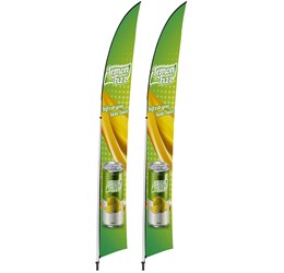 Legend 4m Arcfin Flying Banner (Set of 2)